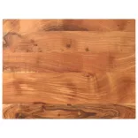 tömör akácfa téglalap alakú asztallap 80x70x2,5 cm