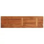 tömör akácfa téglalap alakú asztallap 110x20x3,8 cm