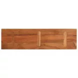 tömör akácfa téglalap alakú asztallap 120x20x3,8 cm