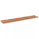 tömör akácfa téglalap alakú asztallap 140x20x3,8 cm