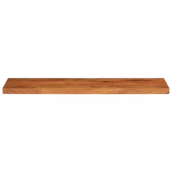 tömör akácfa téglalap alakú asztallap 120x30x3,8 cm