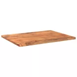tömör akácfa téglalap alakú asztallap 80x50x3,8 cm