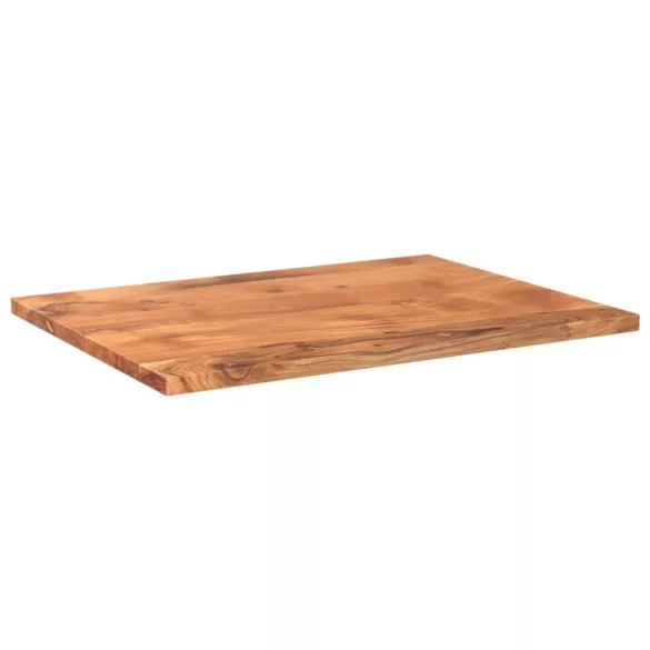 tömör akácfa téglalap alakú asztallap 70x60x3,8 cm
