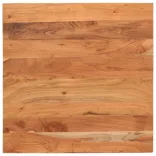 tömör akácfa négyzet alakú asztallap 70x70x3,8 cm