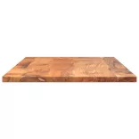 tömör akácfa téglalap alakú asztallap 80x70x3,8 cm