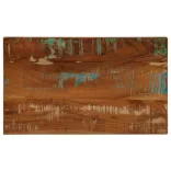 tömör újrahasznosított fa téglalap alakú asztallap 50x20x2,5 cm