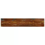 tömör újrahasznosított fa téglalap alakú asztallap 180x40x2,5cm