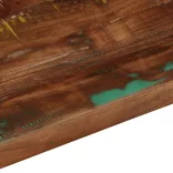 tömör újrahasznosított fa négyzet alakú asztallap 70x70x2,5 cm