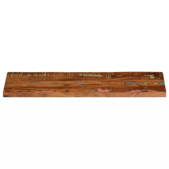 tömör újrahasznosított fa téglalap alakú asztallap 80x20x3,8 cm