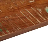 tömör újrahasznosított fa négyzet alakú asztallap 40x40x3,8 cm