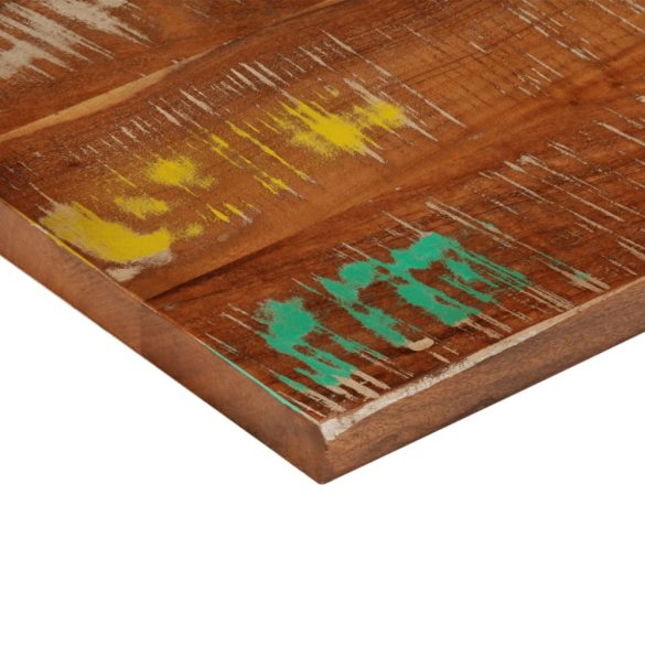 tömör újrahasznosított fa négyzet alakú asztallap 50x50x3,8 cm