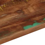 tömör újrahasznosított fa téglalap alakú asztallap 110x50x3,8cm