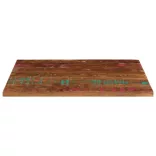 tömör újrahasznosított fa téglalap alakú asztallap 70x60x3,8 cm