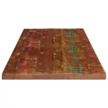 tömör újrahasznosított fa téglalap alakú asztallap 100x60x3,8cm