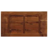 tömör újrahasznosított fa téglalap alakú asztallap 100x60x3,8cm