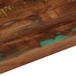 tömör újrahasznosított fa négyzet alakú asztallap 70x70x3,8 cm