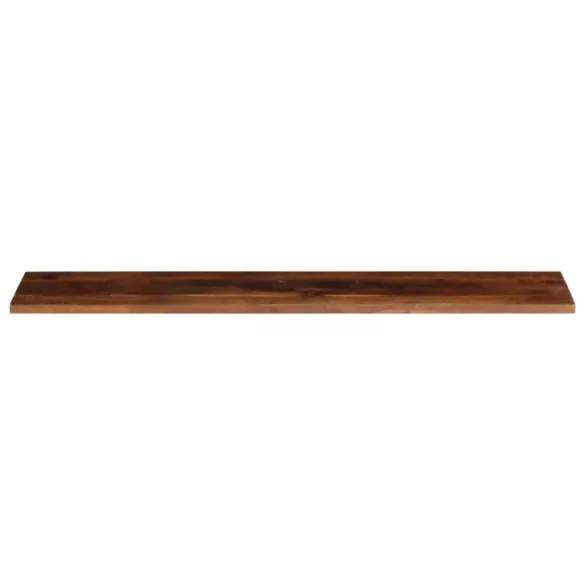 tömör újrahasznosított fa téglalap alakú asztallap 180x30x2,5cm