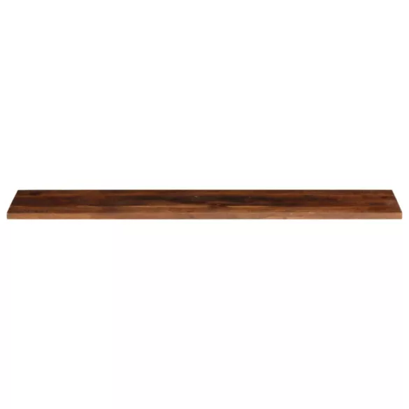 tömör újrahasznosított fa téglalap alakú asztallap 140x40x2,5cm