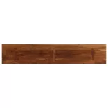 tömör újrahasznosított fa téglalap alakú asztallap 140x40x2,5cm