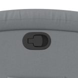 világosszürke szövet dönthető fotel