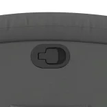 sötétszürke szövet dönthető fotel