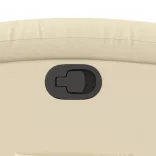 krémszínű szövet dönthető fotel