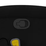 fekete szövet dönthető masszázsfotel