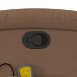 barna szövet dönthető masszázsfotel