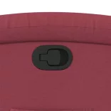 bordó dönthető szövet fotel