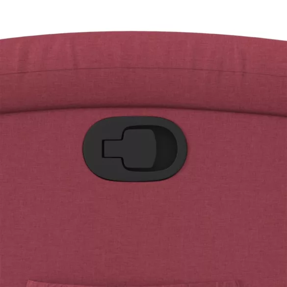 bordó dönthető szövet fotel