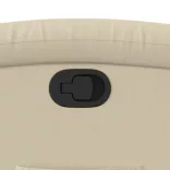 krémszínű szövet dönthető fotel