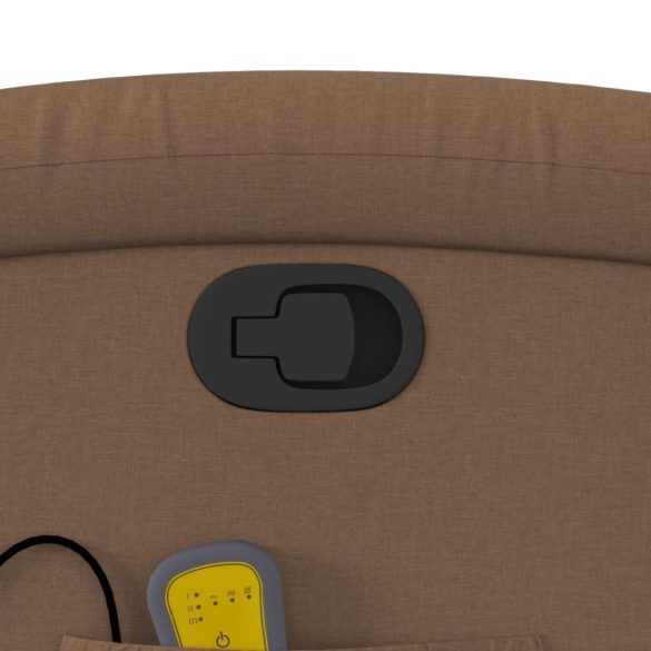 barna szövet dönthető masszázsfotel