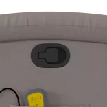 tópszínű szövet dönthető masszázsfotel