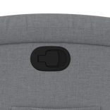 világosszürke szövet dönthető fotel