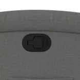 sötétszürke szövet relaxfotel