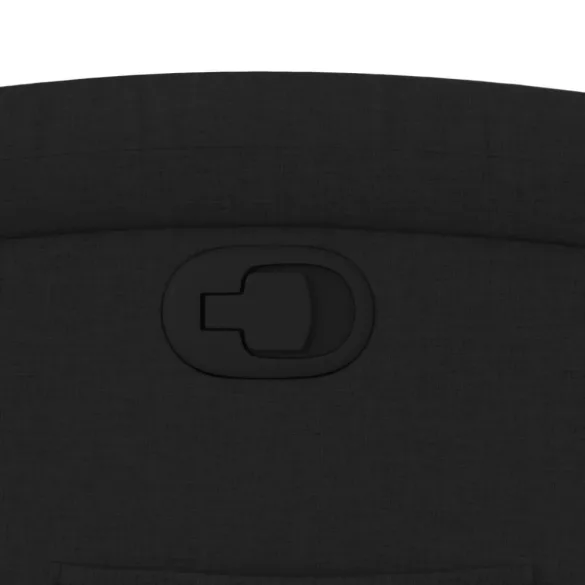 fekete szövet dönthető fotel