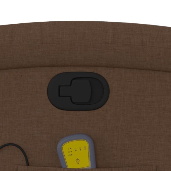 barna szövet dönthető masszázsfotel