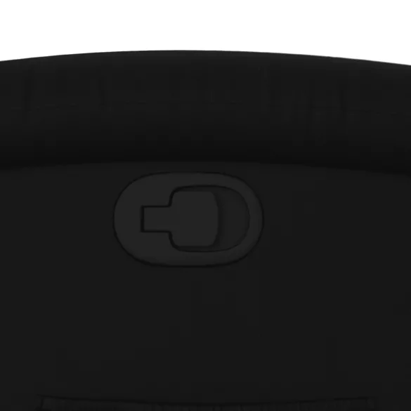 fekete műbőr relaxfotel