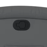 szürke műbőr dönthető fotel