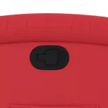 piros műbőr dönthető fotel