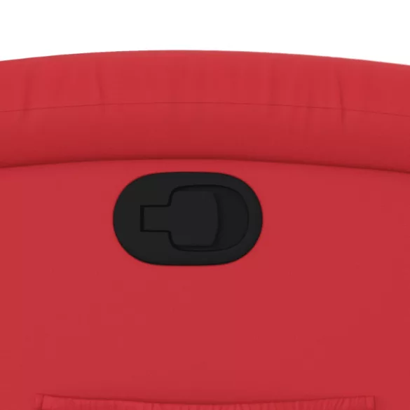 piros műbőr dönthető fotel