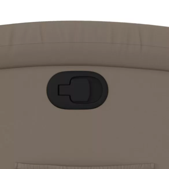 kávészínű műbőr dönthető fotel