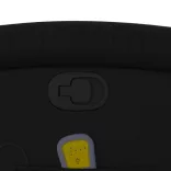 fekete műbőr dönthető masszázsfotel