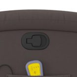 barna valódi bőr dönthető masszázsfotel