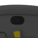 szürke valódi bőr dönthető masszázsfotel