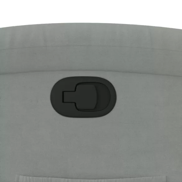 világosszürke bársony relaxfotel