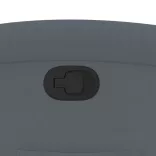 sötétszürke bársony dönthető fotel