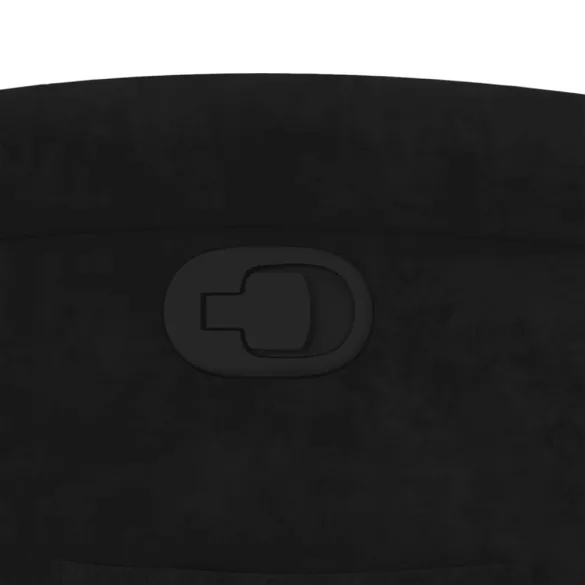 fekete bársony dönthető fotel