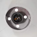 kopott piros mennyezeti lámpa 25 W 35x35x25 cm E27