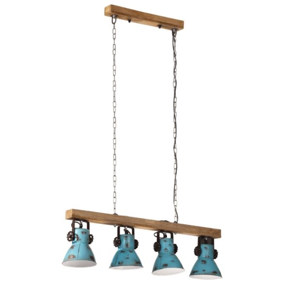 kopott kék fali lámpa 25 W 90x24x111 cm E27